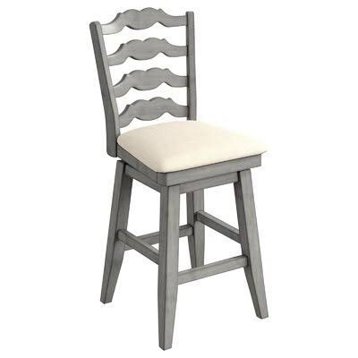 Swivel Bar Stool Weathered Gray Counter Stool K159