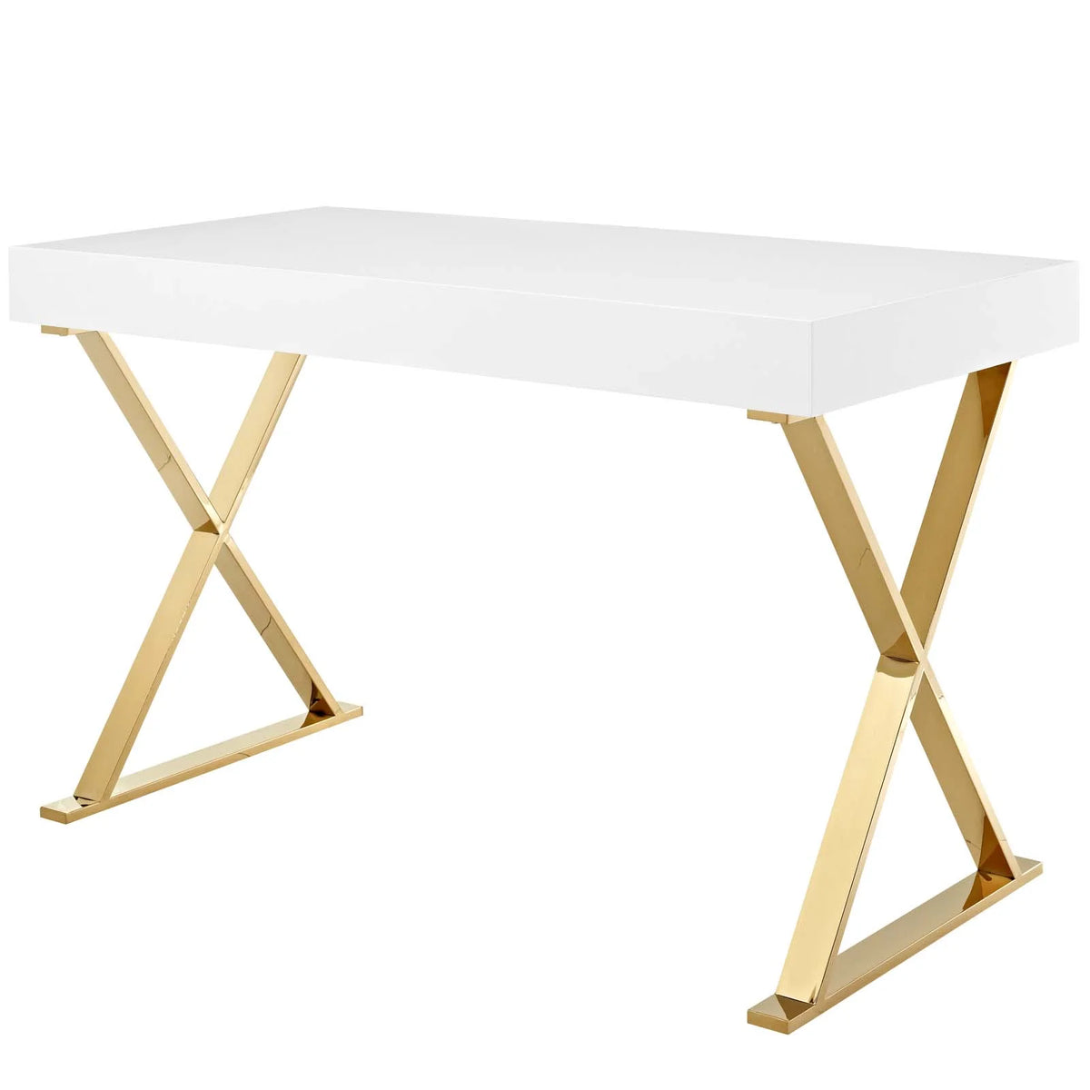 White Gold Office Desk U52521