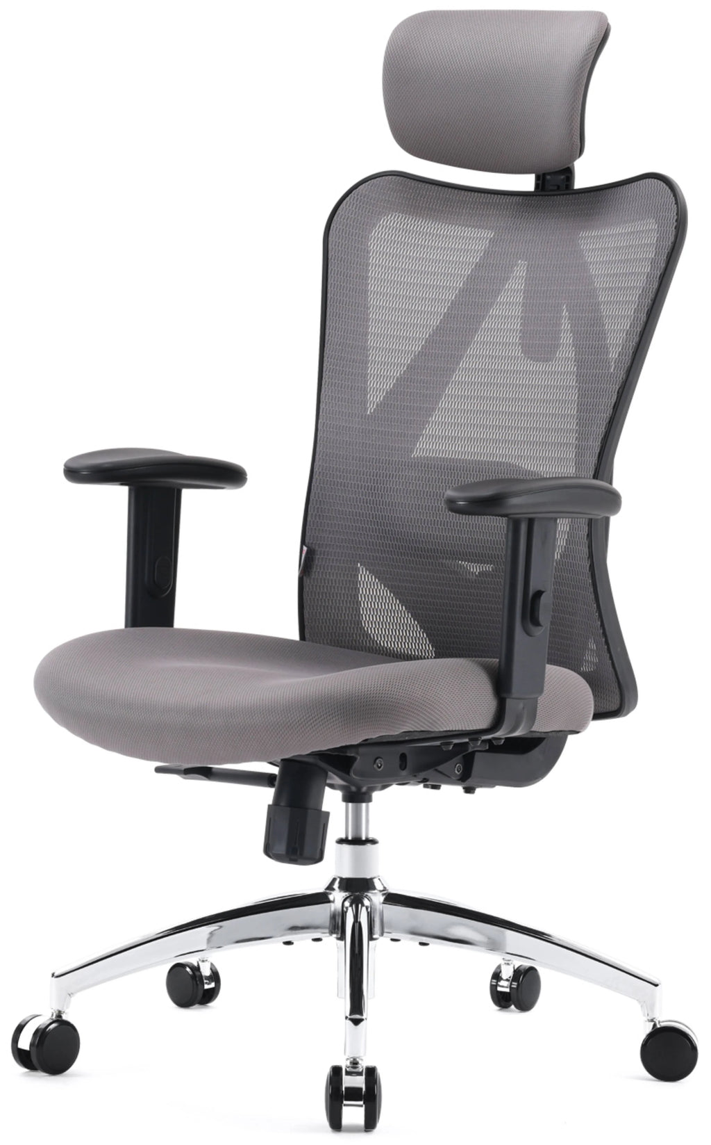 Black Ergonomic Mesh Office Chair with Adjustable Lumbar Support J511597