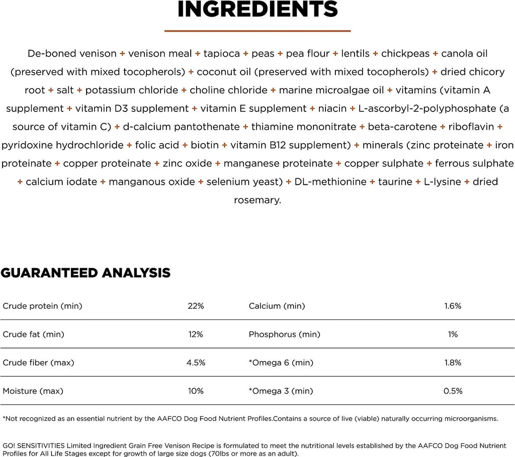 Limited Ingredient Grain-Free Dry Dog Food Y82771