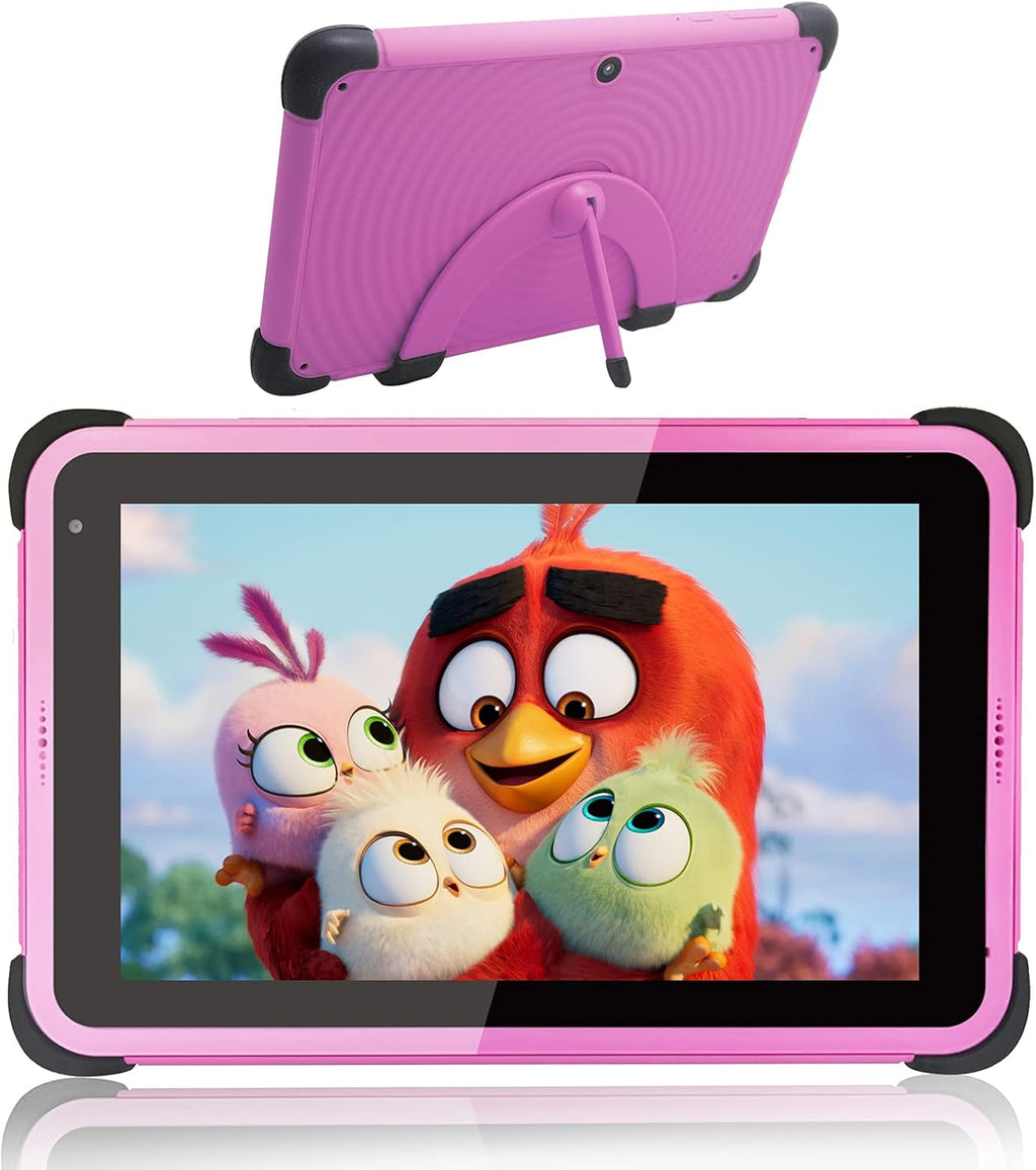 Pink Kids Tablet with Case and Stand N691