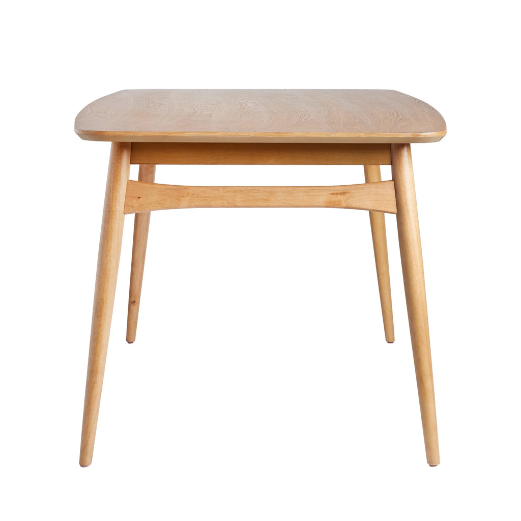 English Ash Mid-Century Tapered Leg Dining Table B977