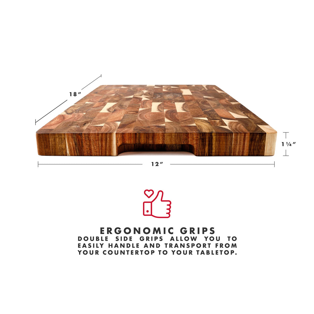 Acacia End-Grain Cutting Board E2877