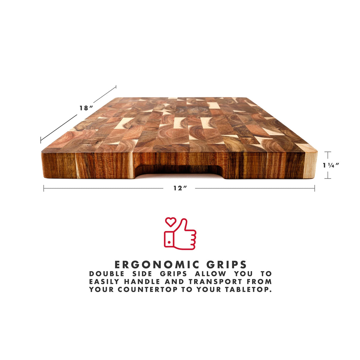 Acacia End-Grain Cutting Board E2877