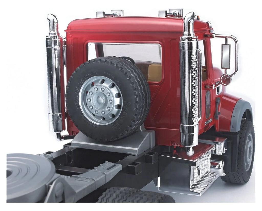 Flatbed Truck with Loader Backhoe W45633