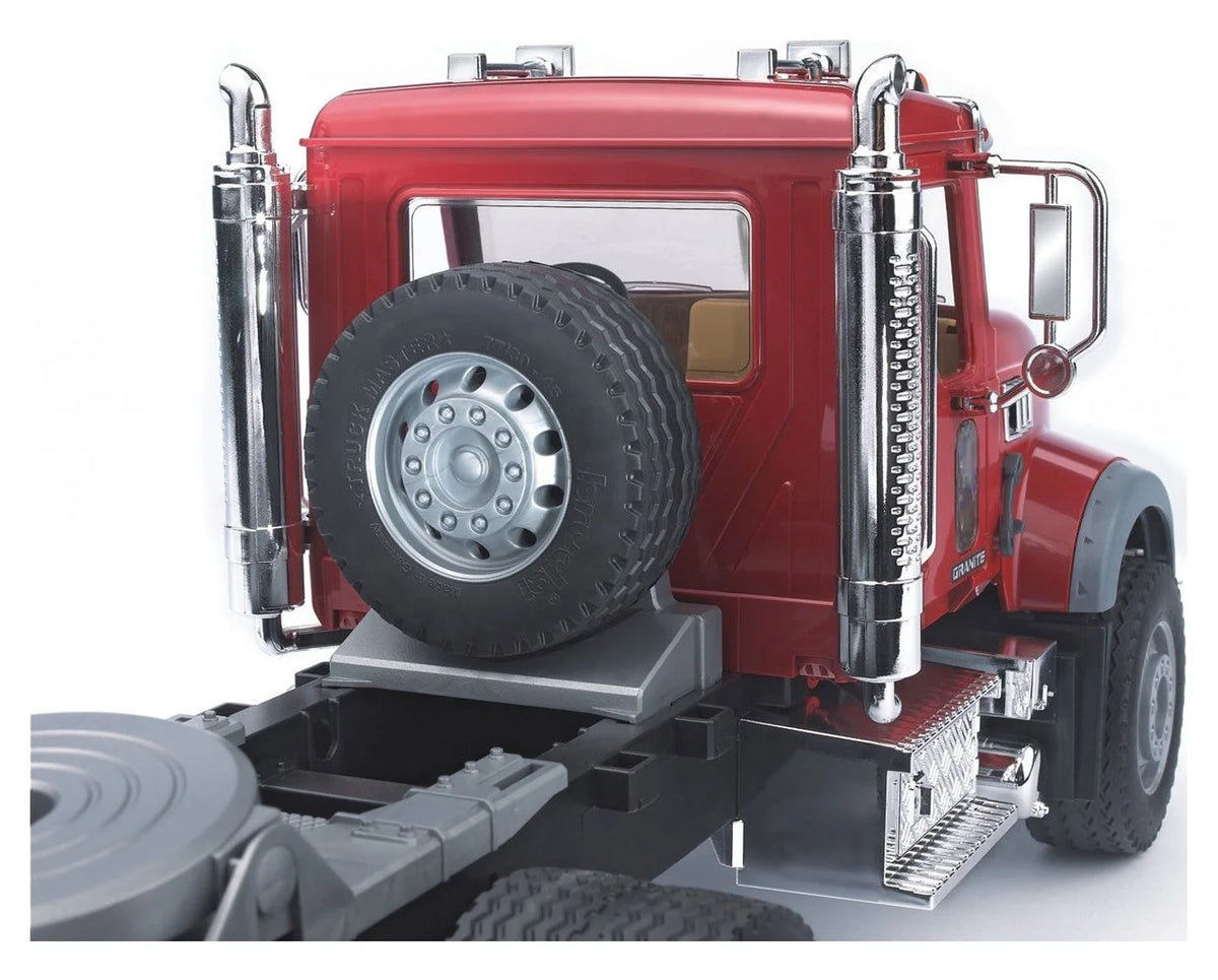 Flatbed Truck with Loader Backhoe W45633