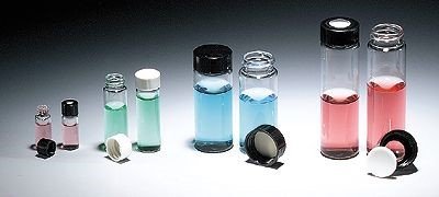 Clear Borosilicate Vials with Septum Cap, 1.55 mL, 240/Cs V137