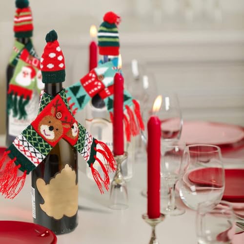 Christmas Wine Bottle Cover 6 Sets S53551