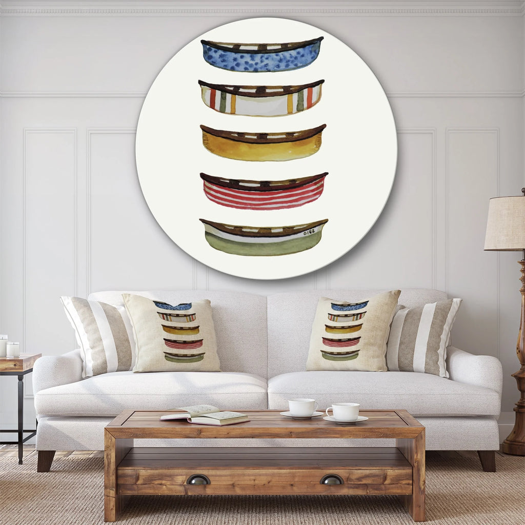 23 X 23 Metal Circle Wall Art V874