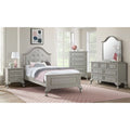 Grey 6PC Twin Panel Bedroom Set D96403