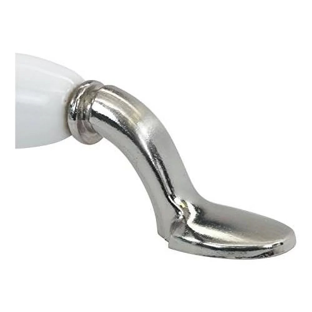 3" and 5" Brushed White Cabinet Pull Handle N492