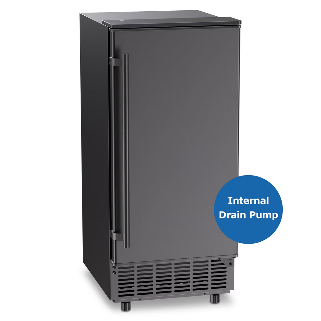 80lb Daily Undercounter Commercial Ice Maker, Black D861465
