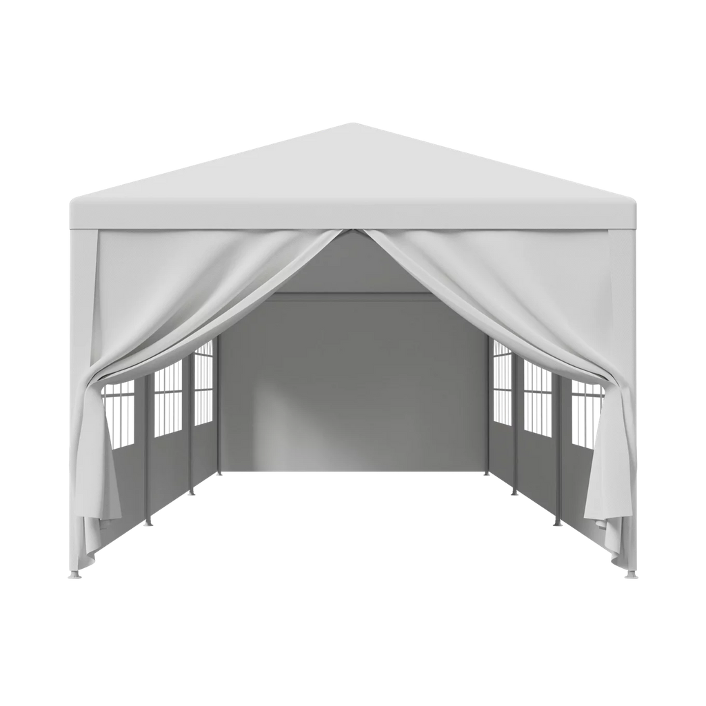White 10 x 30' Canopy Tent V21139