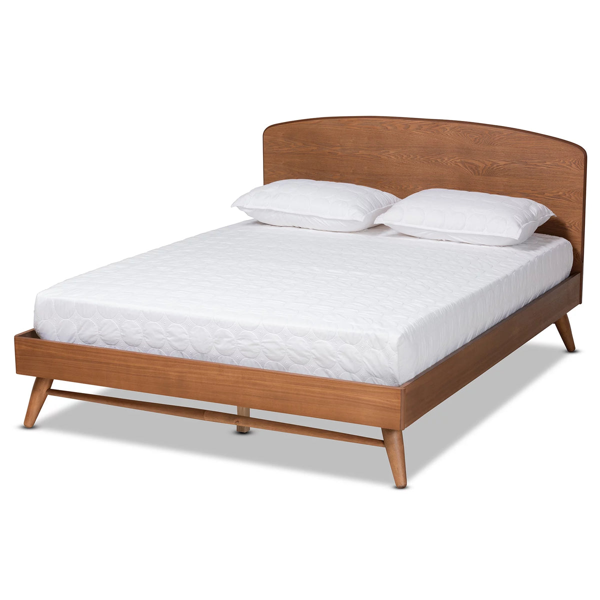 Walnut Brown Full Platform Bed L71458