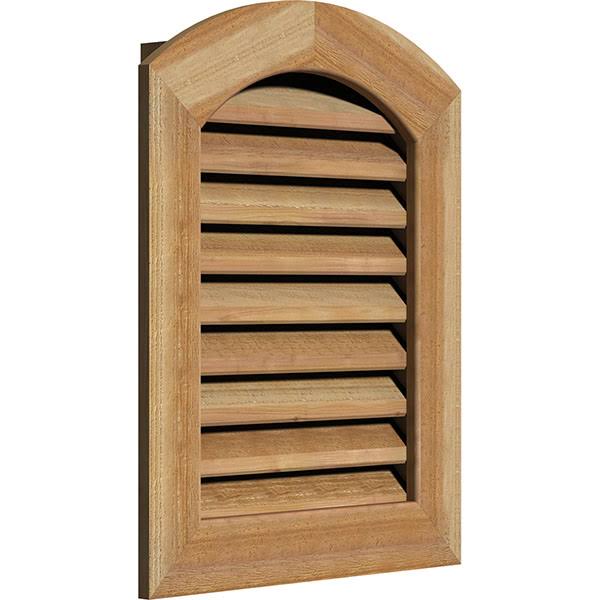 Arch Top Gable Vent, Unfinished, Functional, Rough G4714