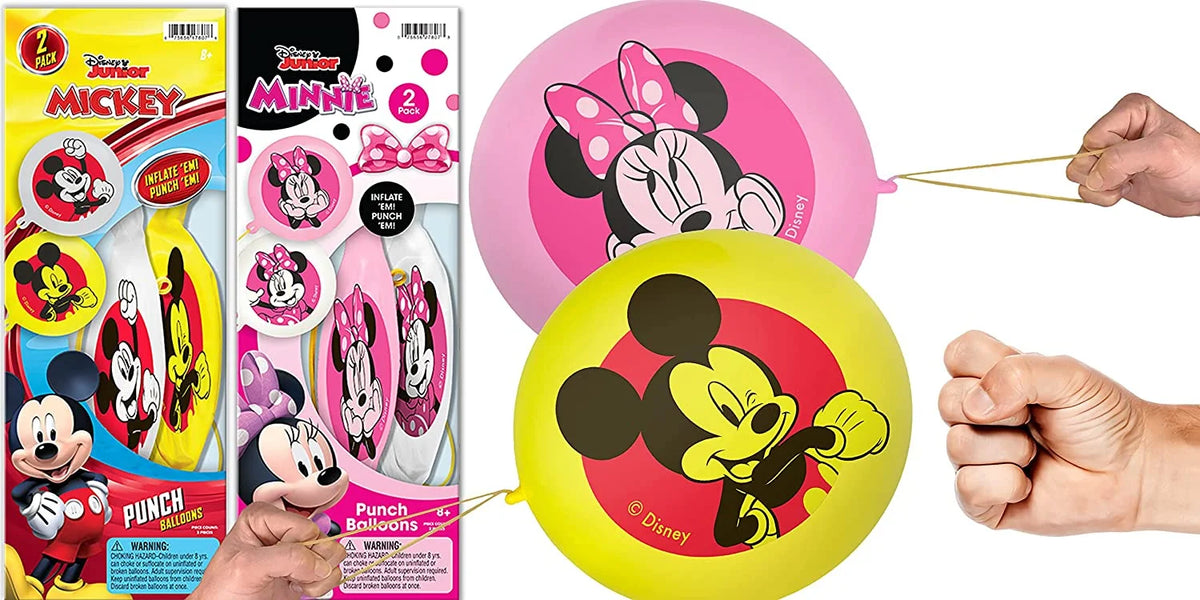 Punch Balloon Fidget Ball 2 Pack 4 Balloons Inflatable Bounce Ball Toy for Kids H924471