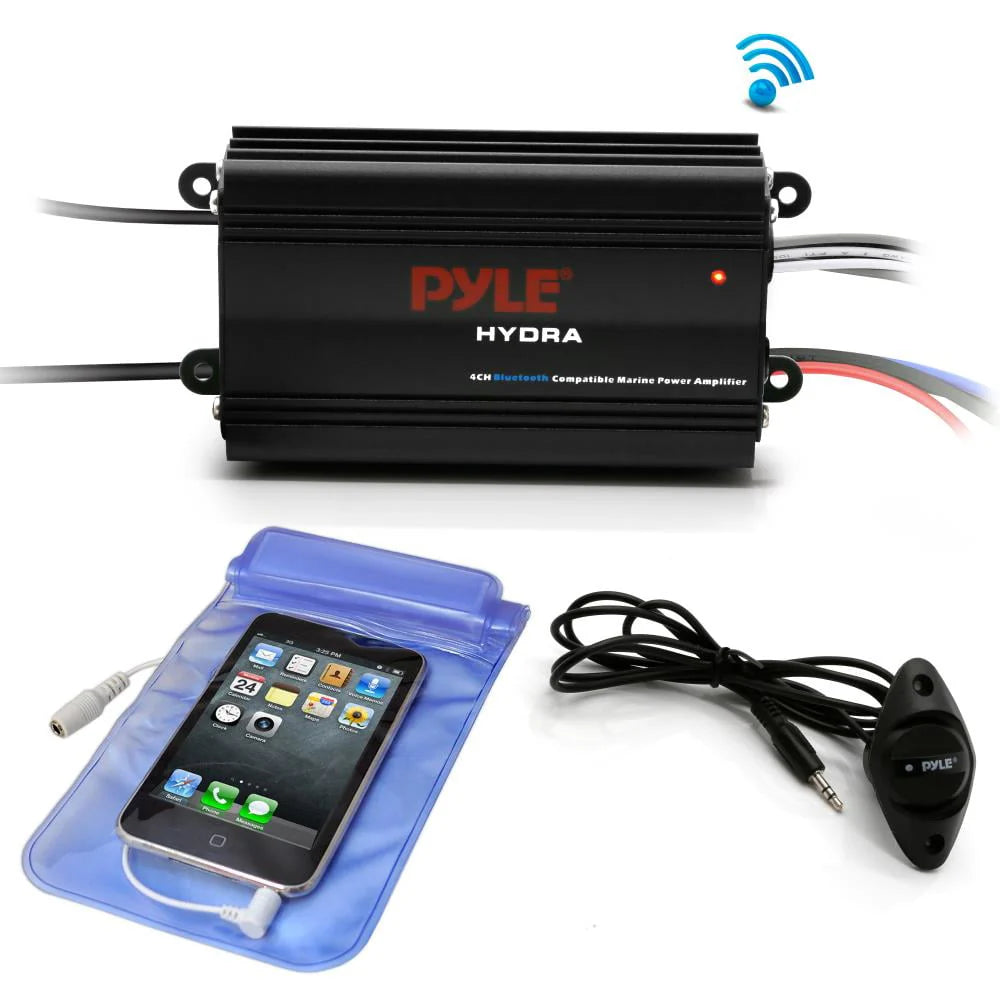 Waterproof Bluetooth 4 Channel Marine Power Amplifier L2136