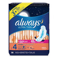 Ultra Thin Overnight Pads with Wings, 38/Pack, 6 Pack/Carton X775892