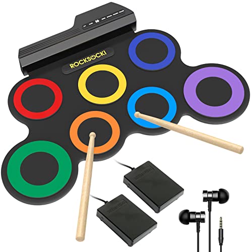 7-Pad Electric Drum Set with Headphone Q9532