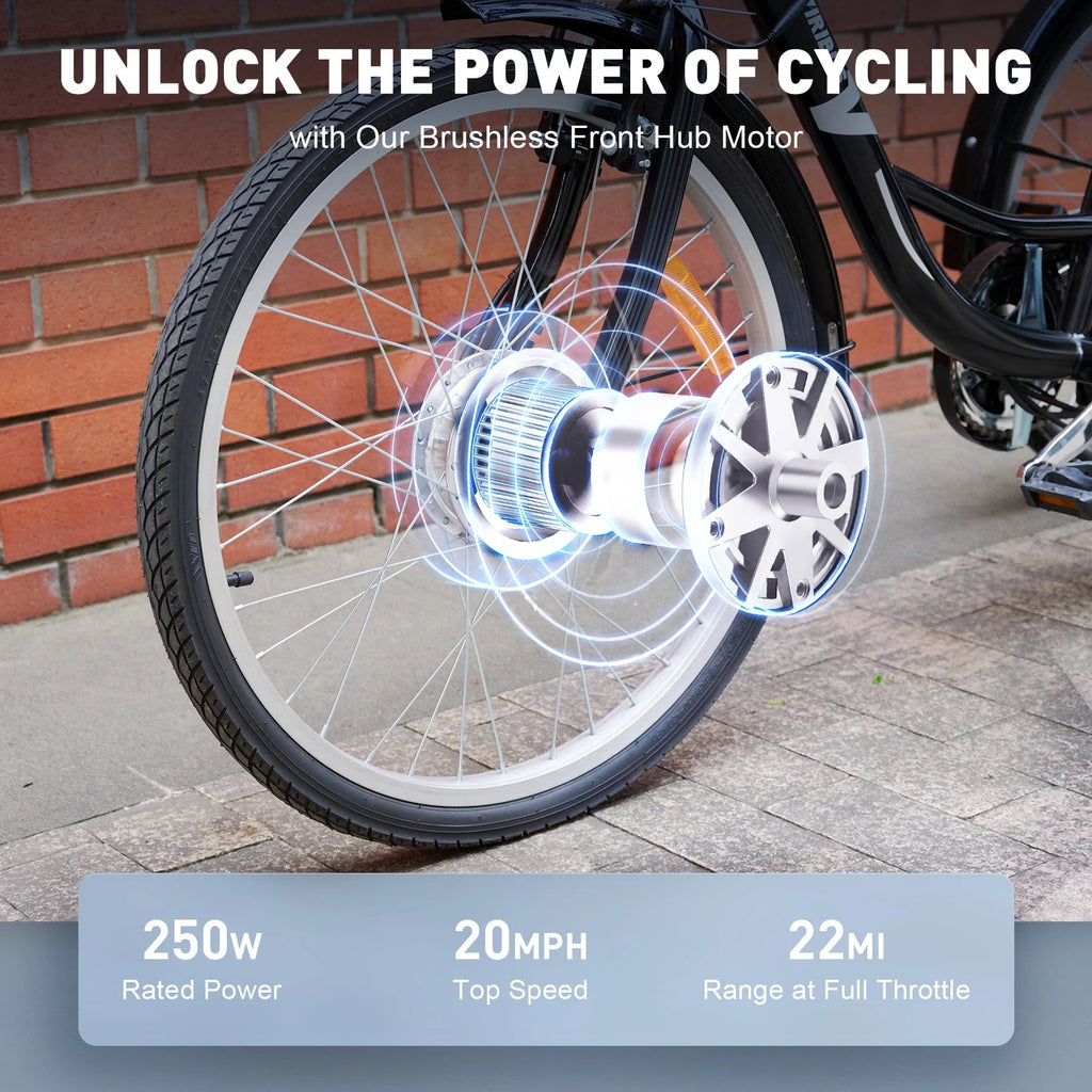 Electric Tricycle 250W Black G69693