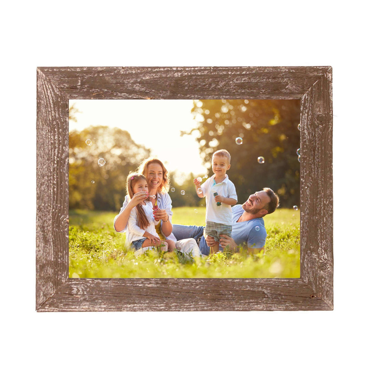 Rustic Farmhouse Espresso Wood Frame O707164