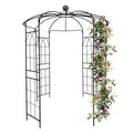 Iron Birdcage-Shaped Metal Garden Arch O708564