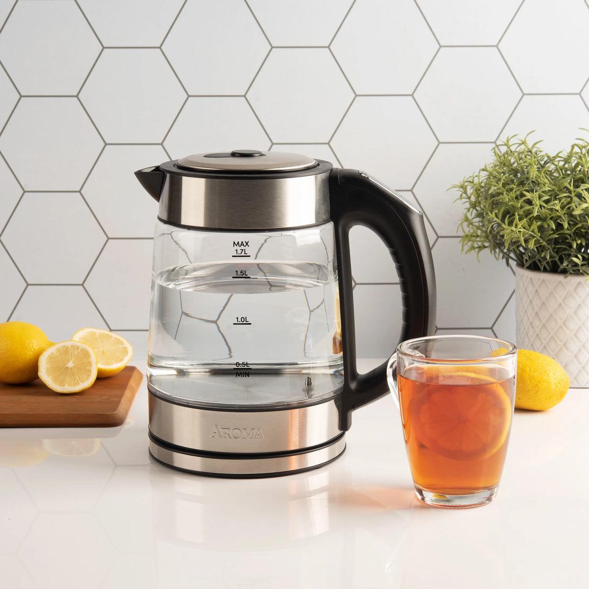 1.7L Digital Glass Water Kettle U3769