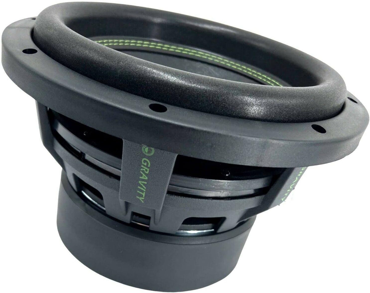 2X Gravity 10 Inch 2000 Watt Car Audio Subwoofer Pair 4 Ohm DVC L54011