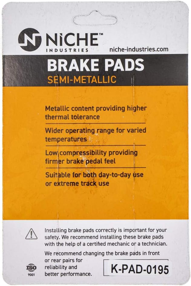 Semi-Metallic Brake Pad Set Front 4 Pack X6392