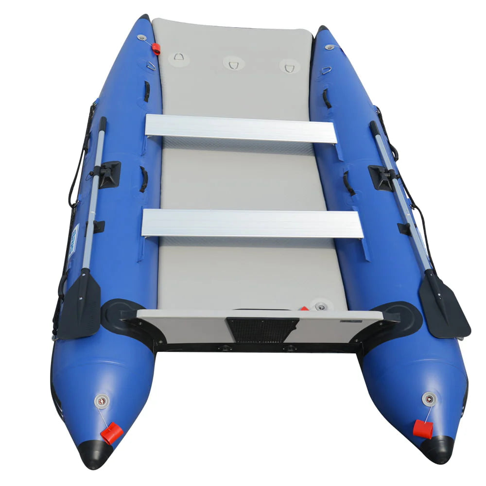 11 ft Inflatable Catamaran Boat Blue F166