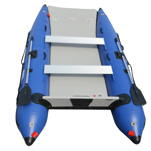 11 ft Inflatable Catamaran Boat Blue F166