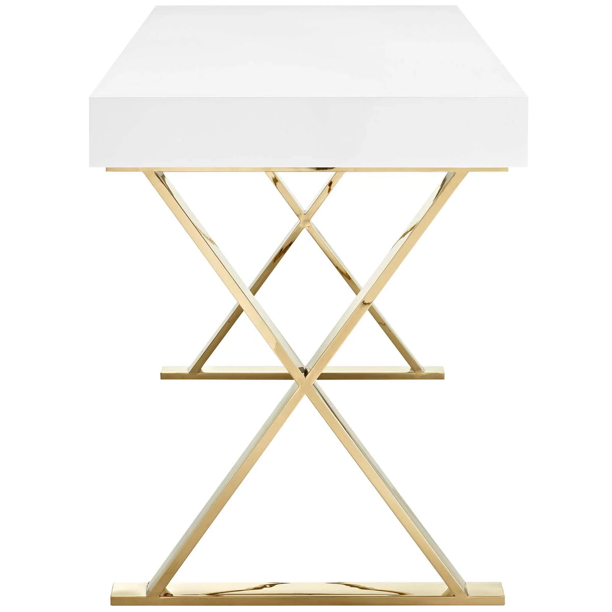 White Gold Office Desk U52521