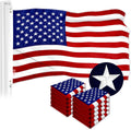 10 Pack American USA US Flag 10x15 ft Embroidered Stars Sewn Stripes Brass Grommets A49524