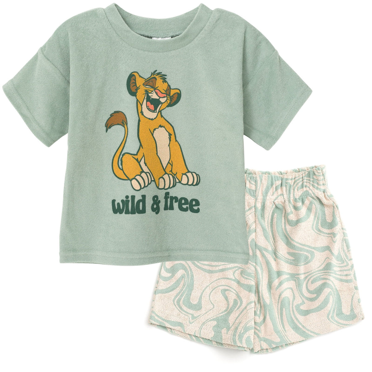 T-Shirt and Shorts Outfit Set W50874