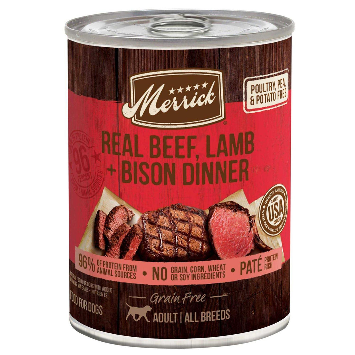 Grain Free Real Beef Canned Dog Food L40797