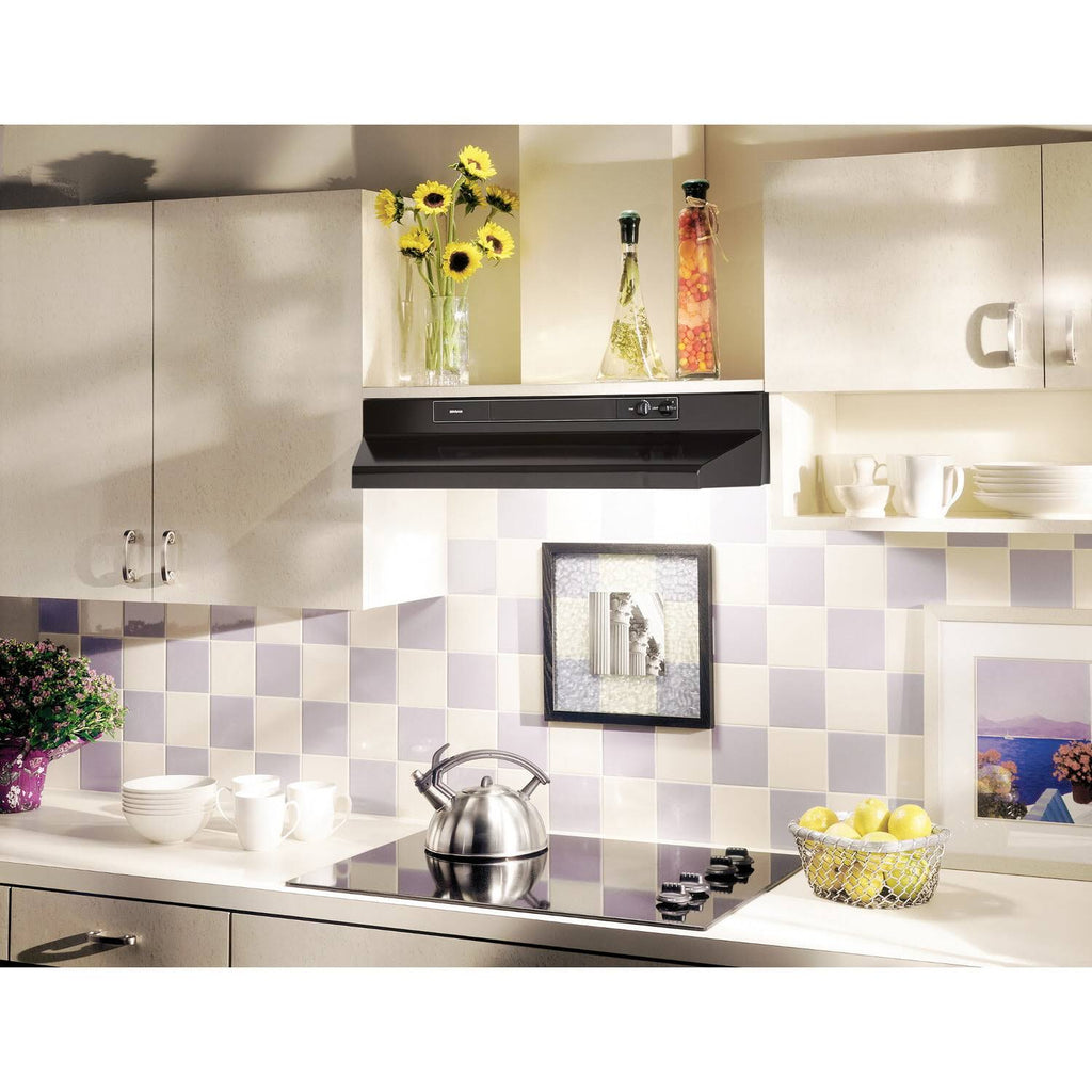 Black Under-Cabinet Range Hood U893703