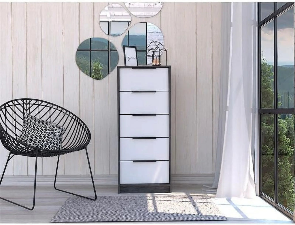 Modern 5-Drawer Engineered Wood Dresser W813
