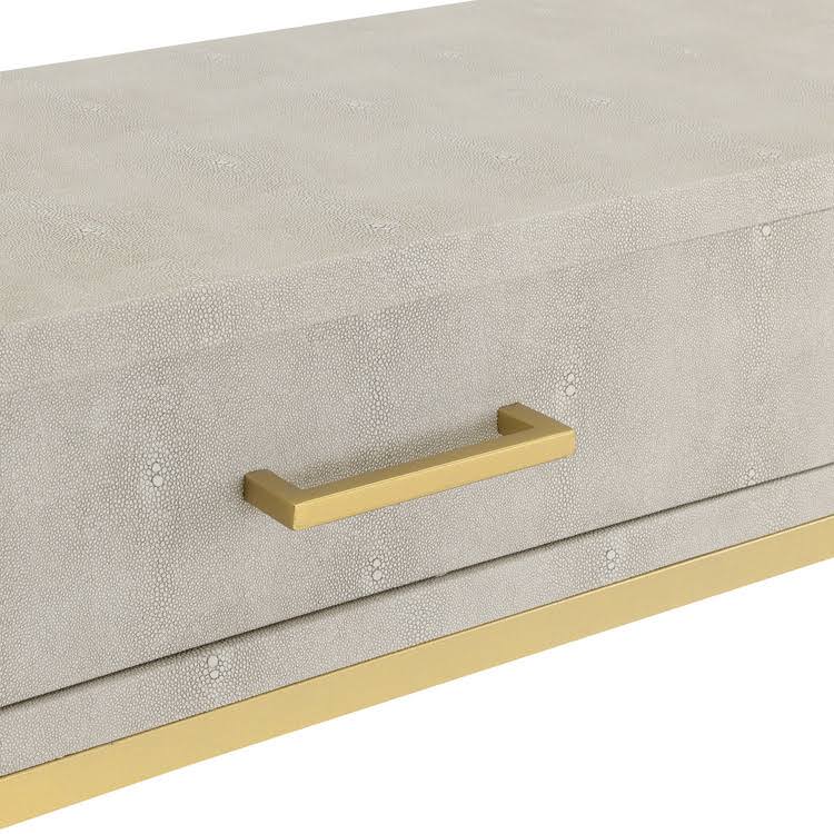 Black Scallop Console Table Y63292