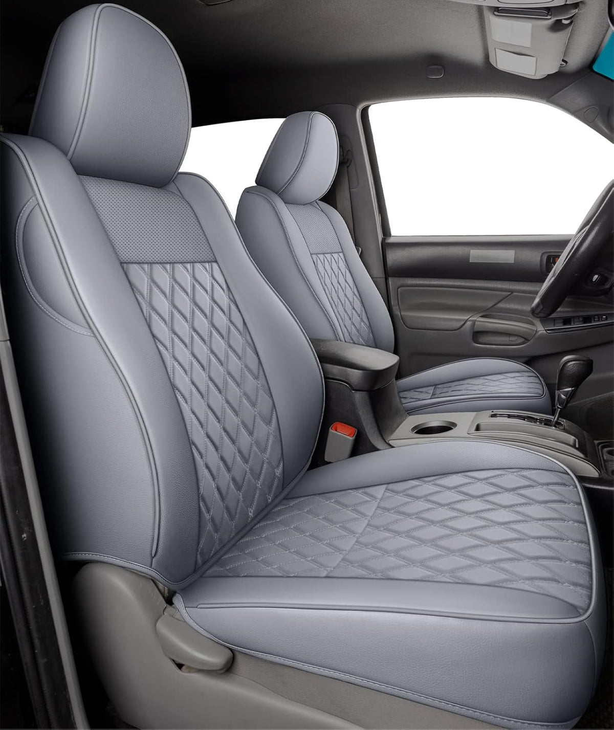 Blue Faux Leather Full-Set Seat Covers X8293