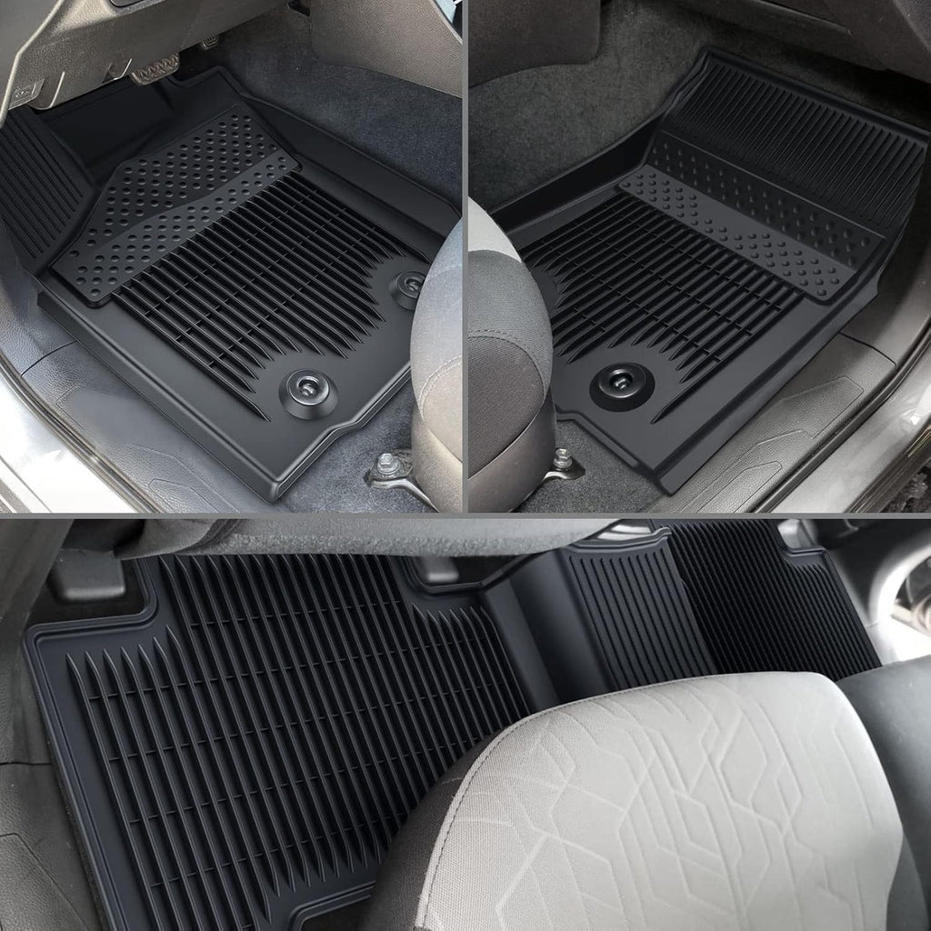 Black TPE Rubber Heavy Duty Floor Mats B1725