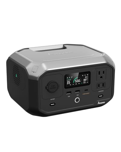 Portable Power Station 266Wh Battery 300W AC Output Solar Generator Y497622