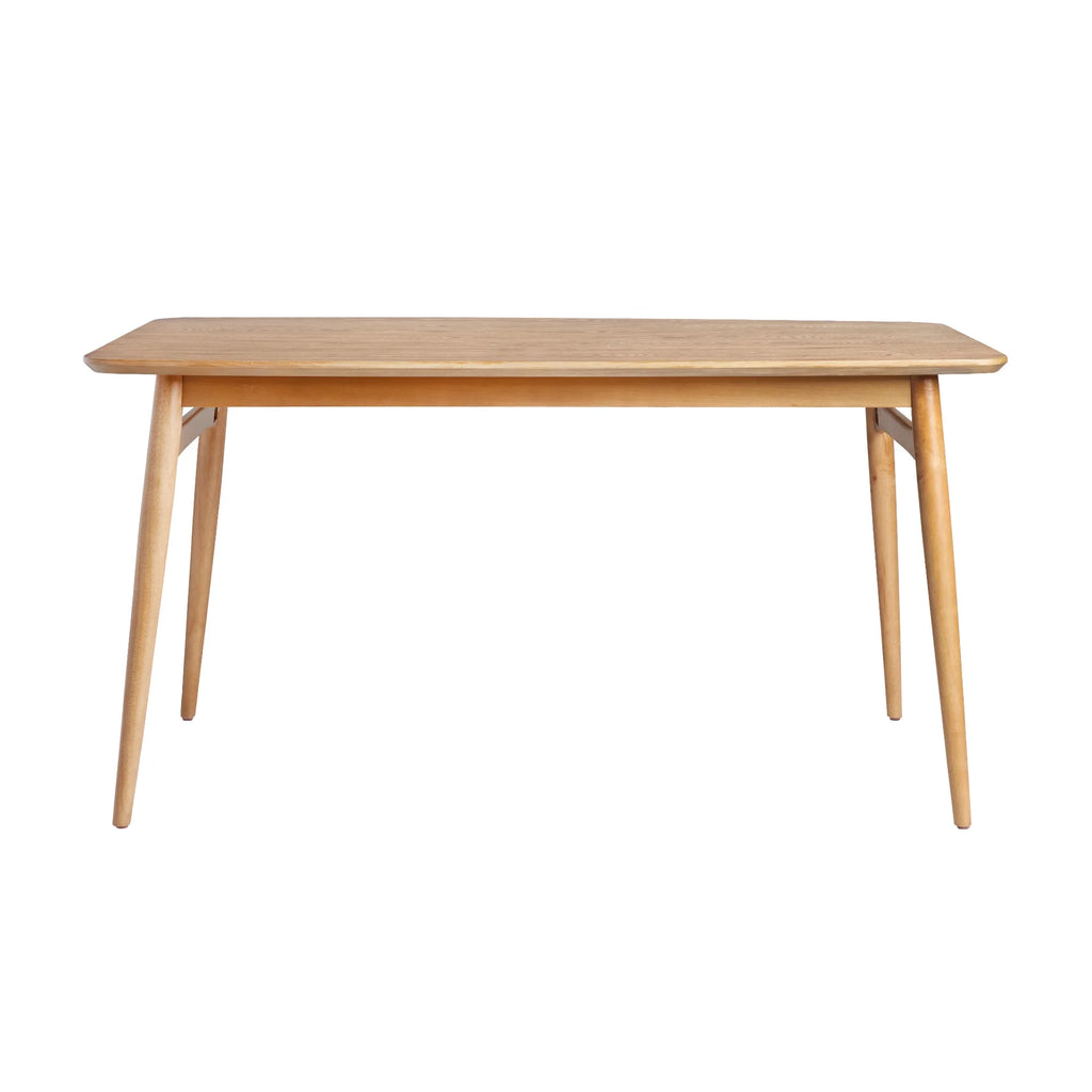 English Ash Mid-Century Tapered Leg Dining Table B977