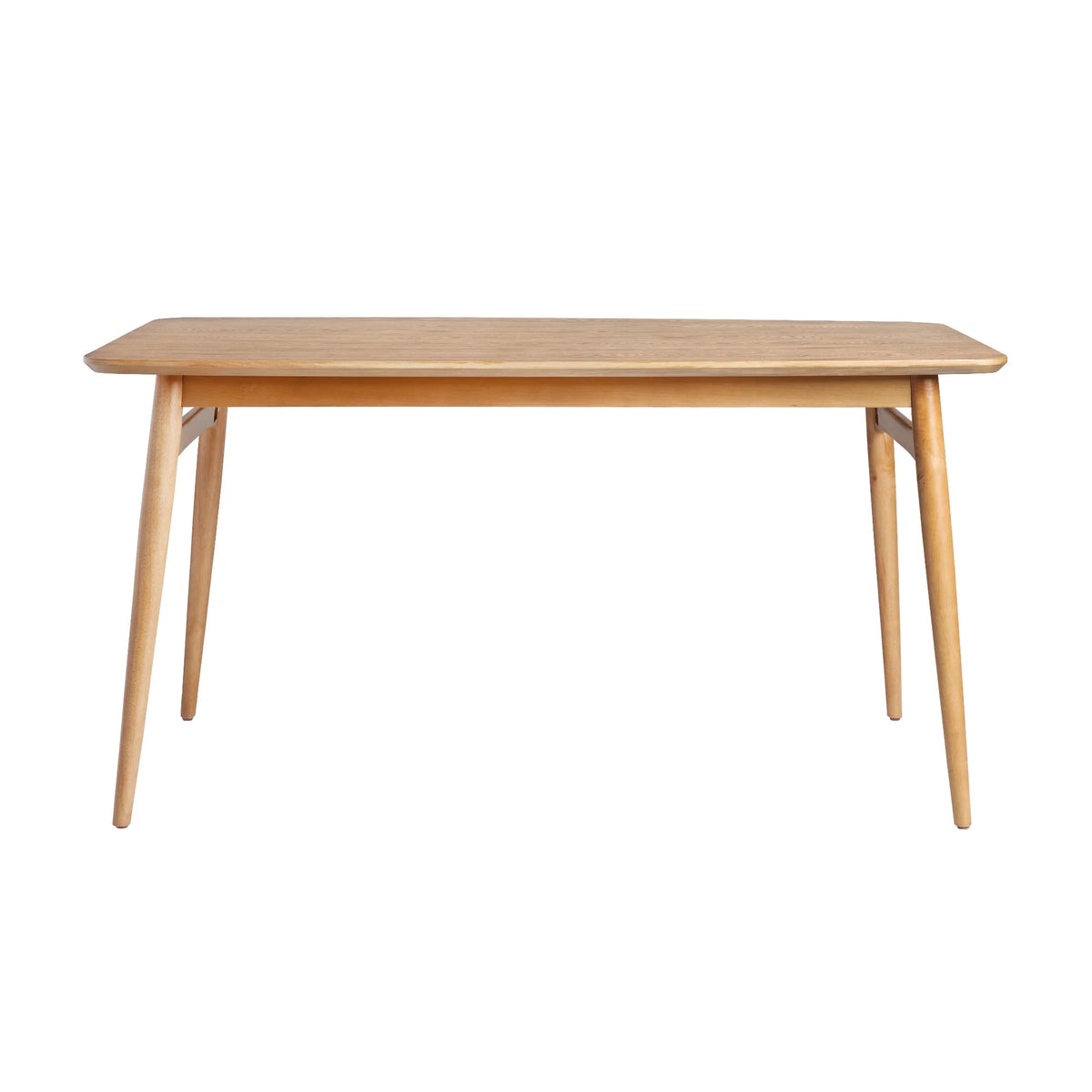 English Ash Mid-Century Tapered Leg Dining Table B977