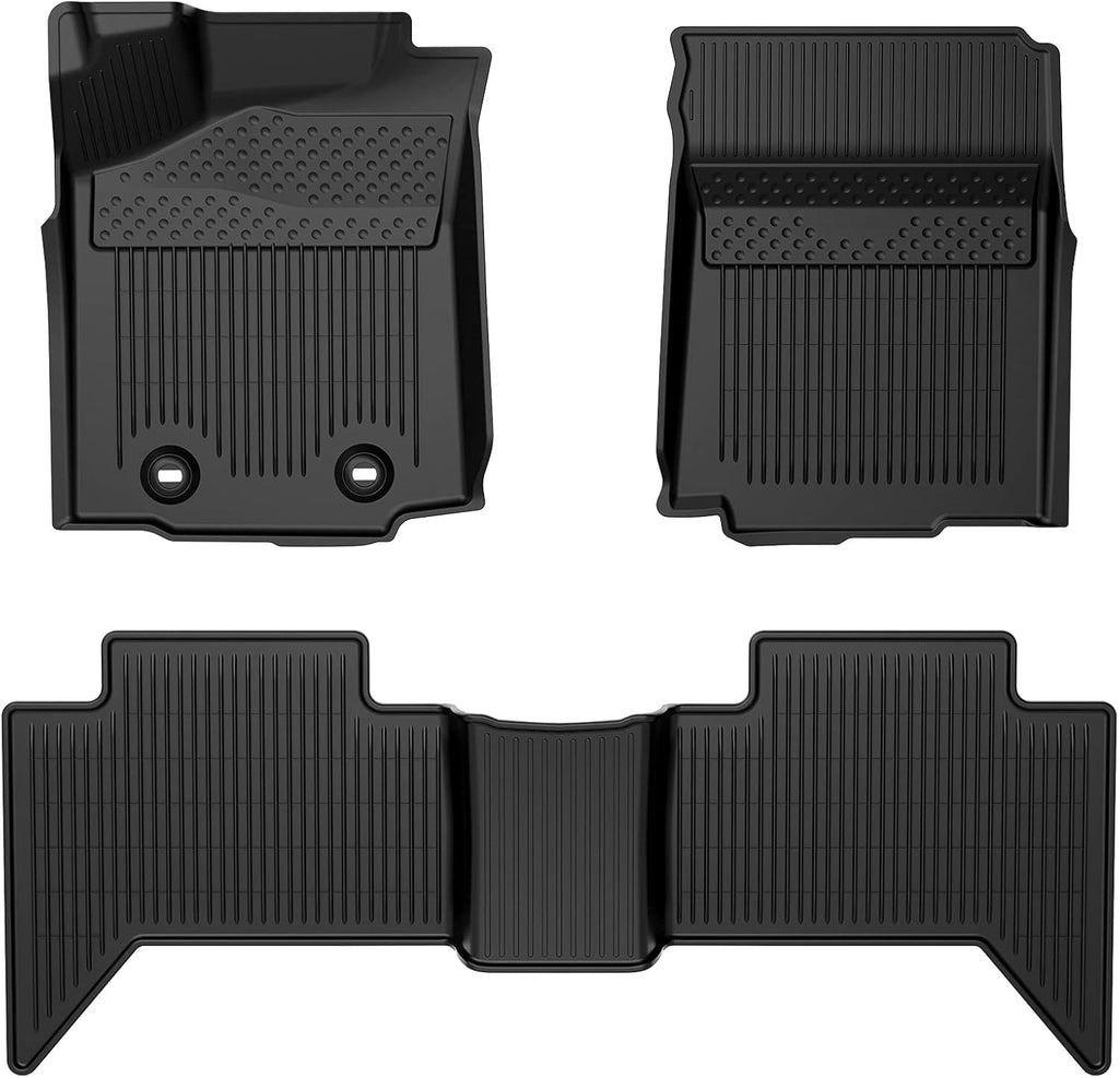 Black TPE Rubber Heavy Duty Floor Mats B1725