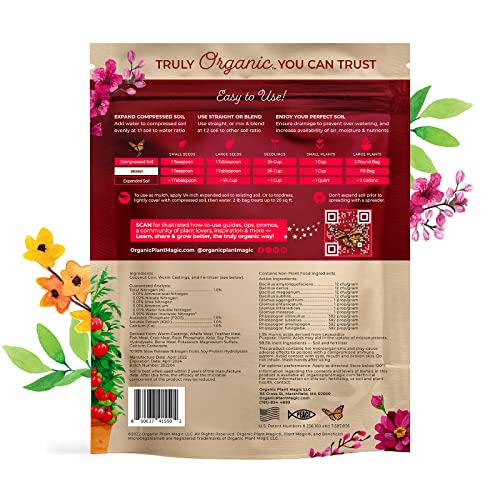 Organic Potting Soil for Plants & Vegetables Z98115