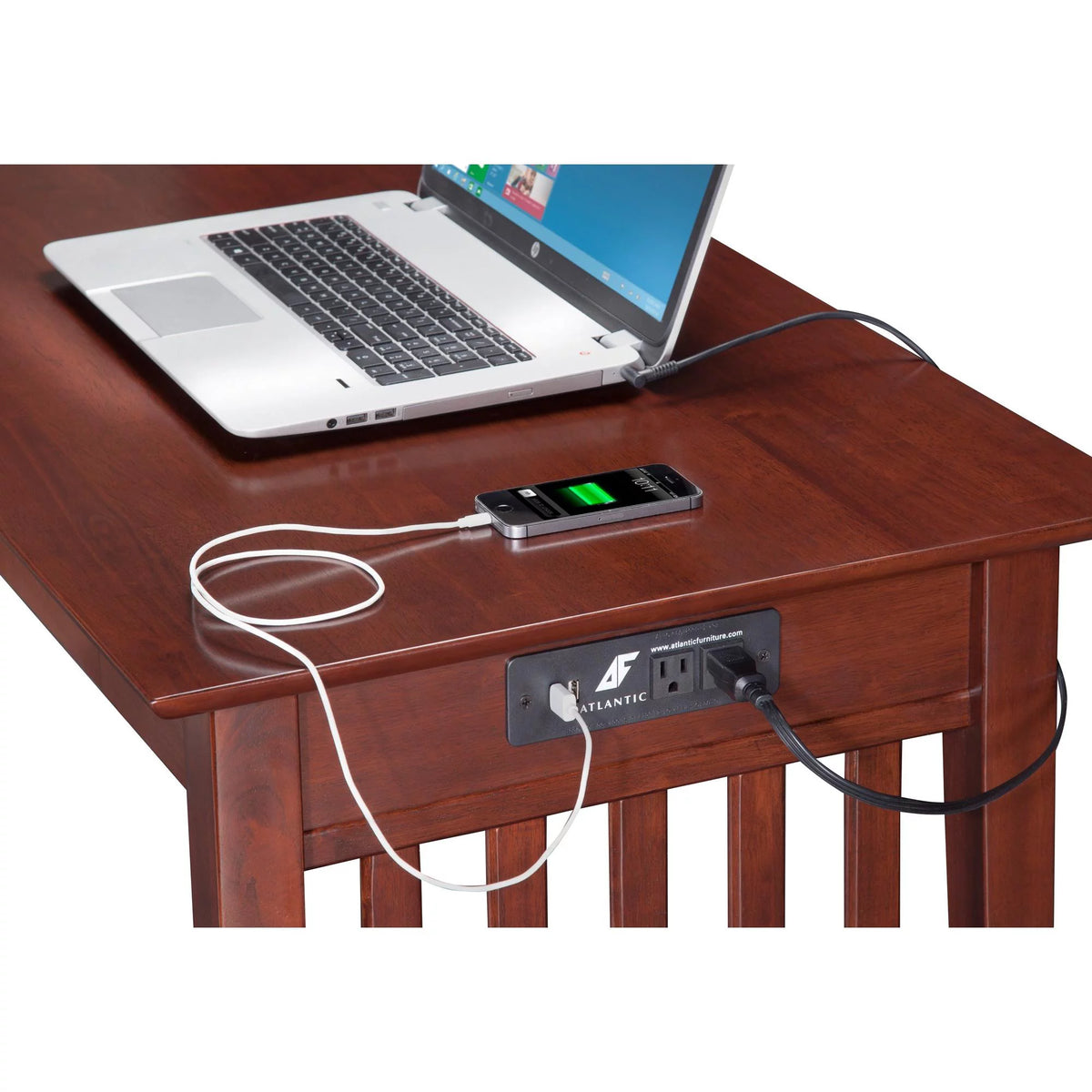 Desk with Drawer and Charging Station L9714