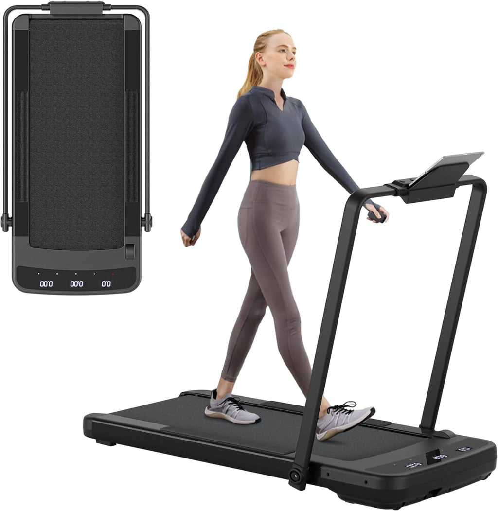 Under Desk 2 in 1 Folding Treadmill Walking Pad W1757
