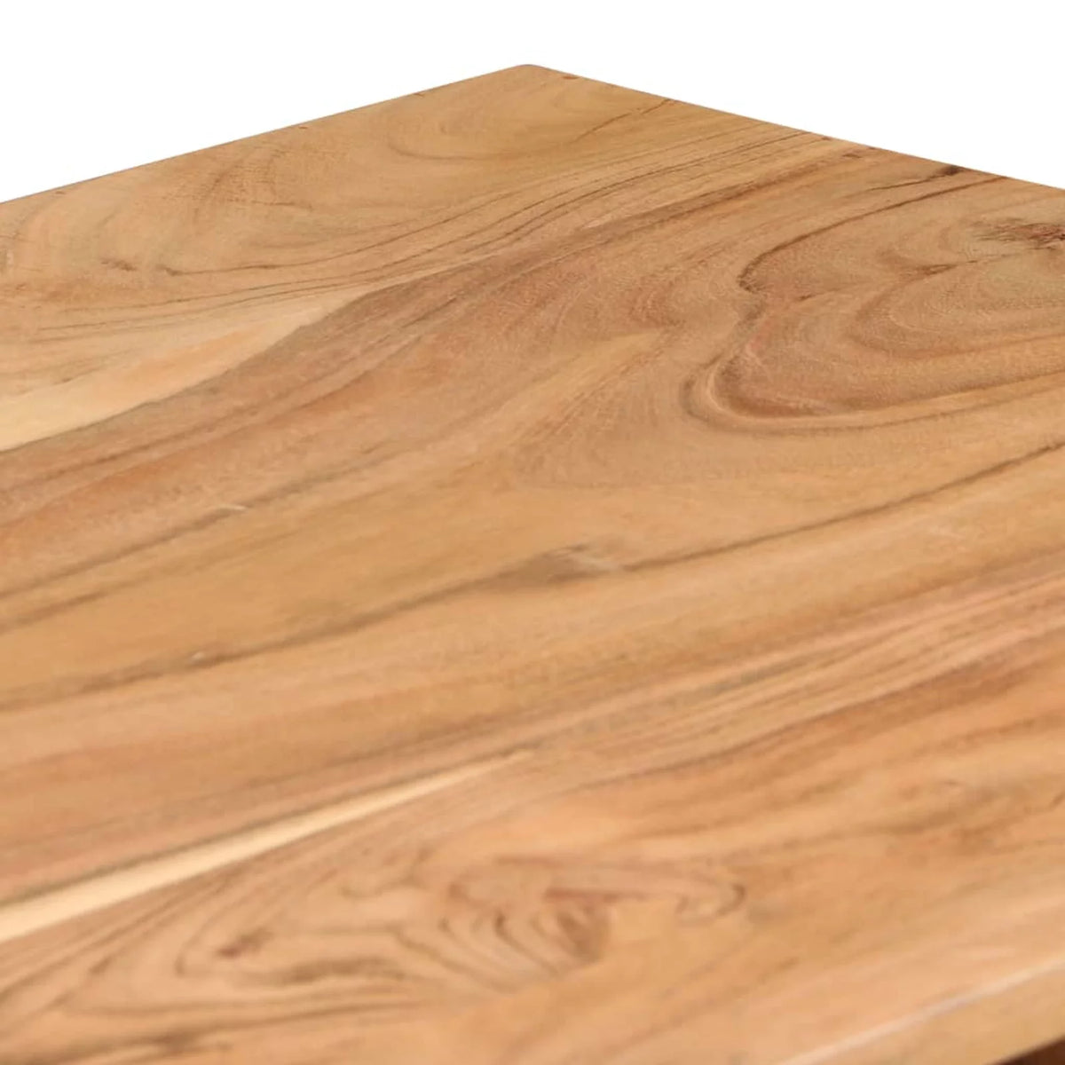 Acacia Wood Writing Table with 2 Drawers and Shelf T37871
