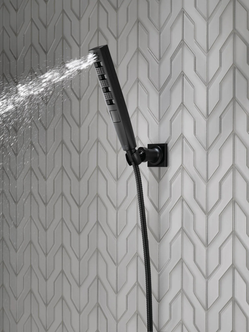Black Multi Function Hand Shower O801