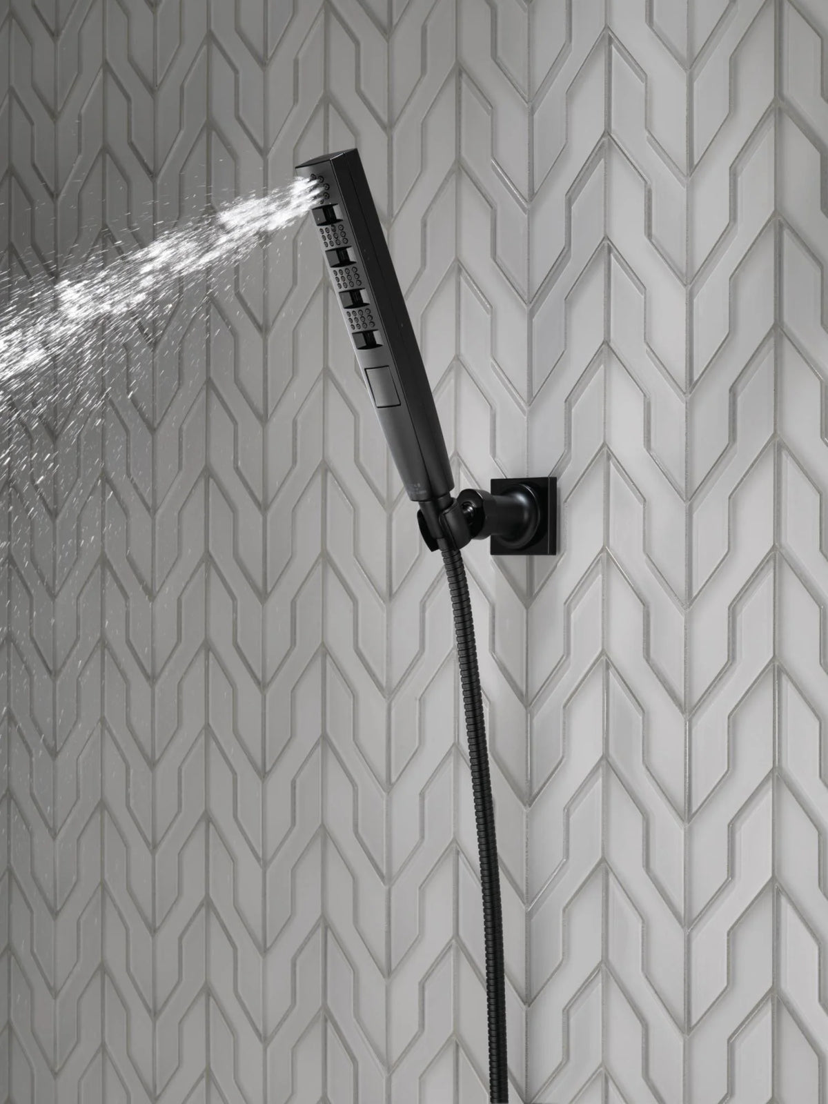 Black Multi Function Hand Shower O801